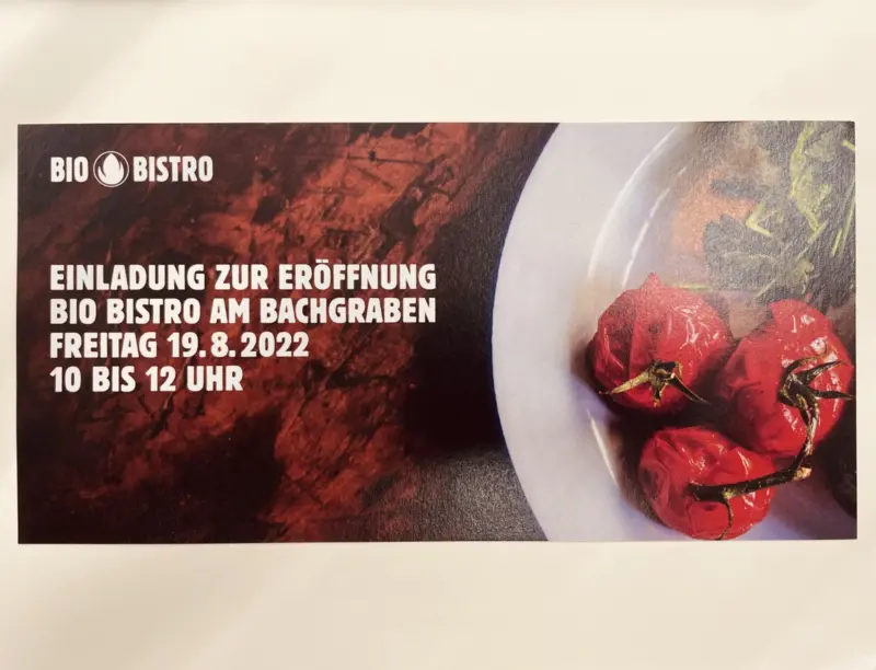 Bio Bistro Eröffnung auf dem BaseLink