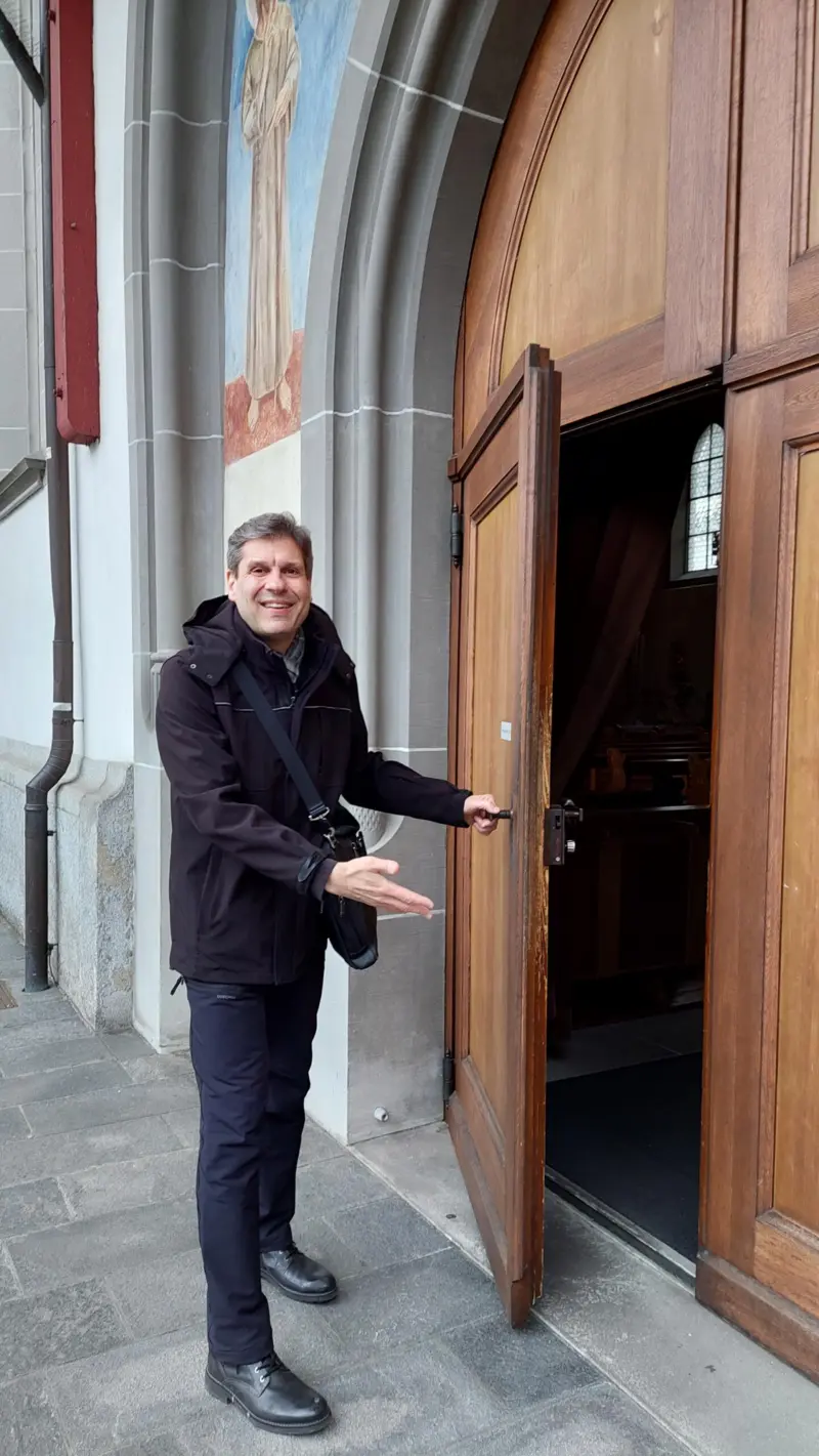 1. Halbstündige Führung in und um die Franziskanerkirche
