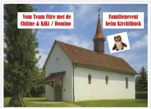 Fiire met de Chliine & KiKi/Domino - Spaziergang zum Chilebückli - Geschichte, Spiele, Bräteln