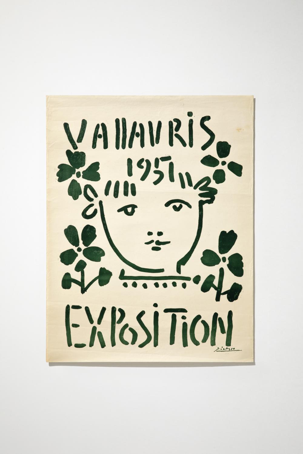 Exposition Vallauris, 1951, 64.5 x 49.5 cm