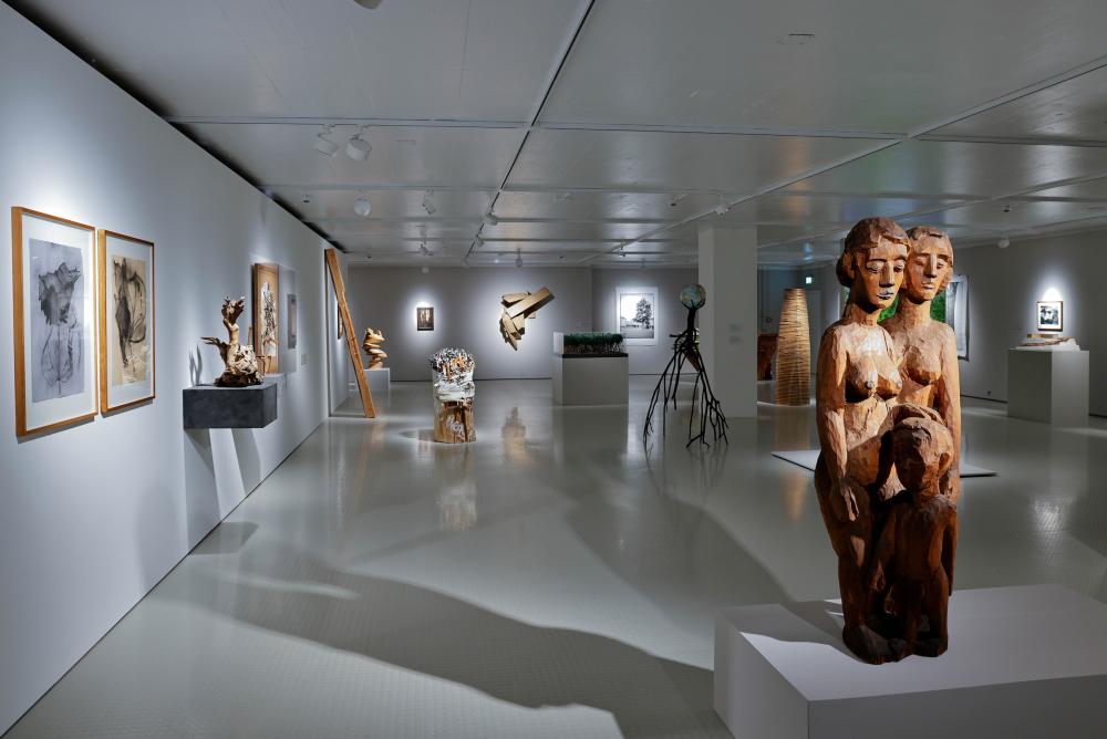 Exhibition view, Tree Connections, 2021.