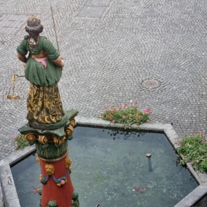 Aarau, Kirchplatz, Gerechtigkeitsbrunnen