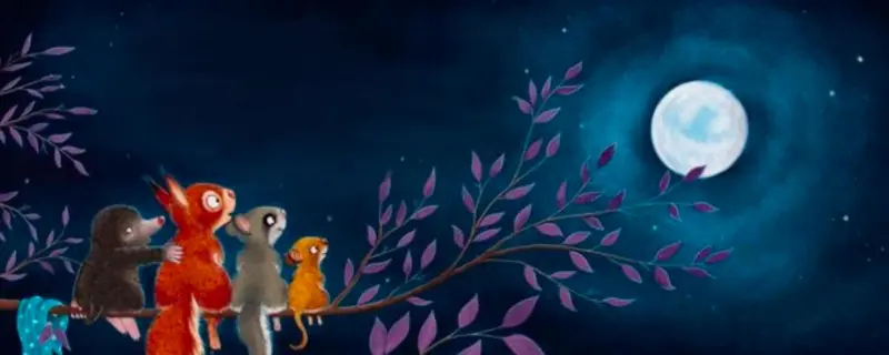 Geschichte im Mondlicht für Kinder