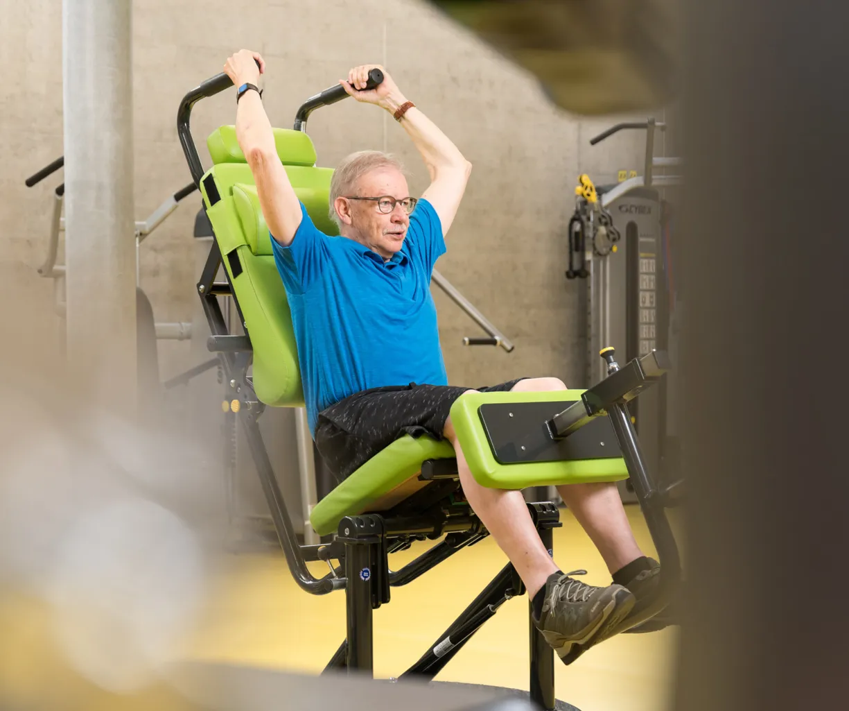 Hanspeter Guthauser im Fitness