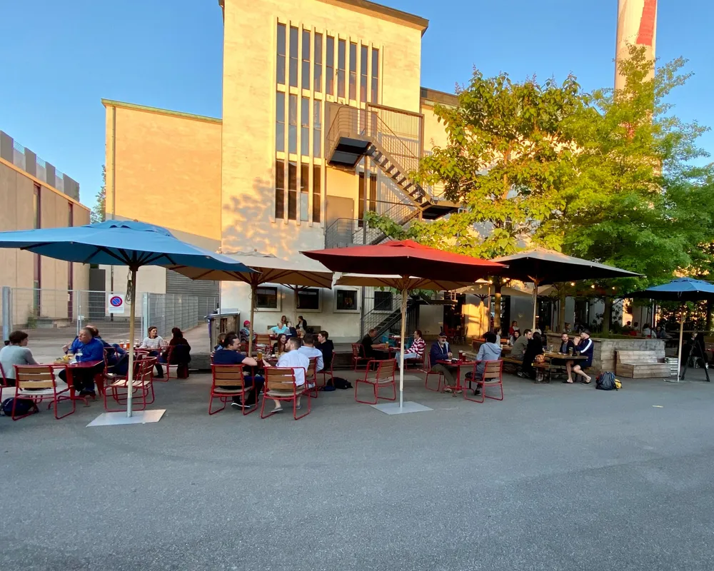 Hier kommt das hauseigene Bier der Krafft Gruppe her – direkt aus dem Volta Bräu im St. Johann.