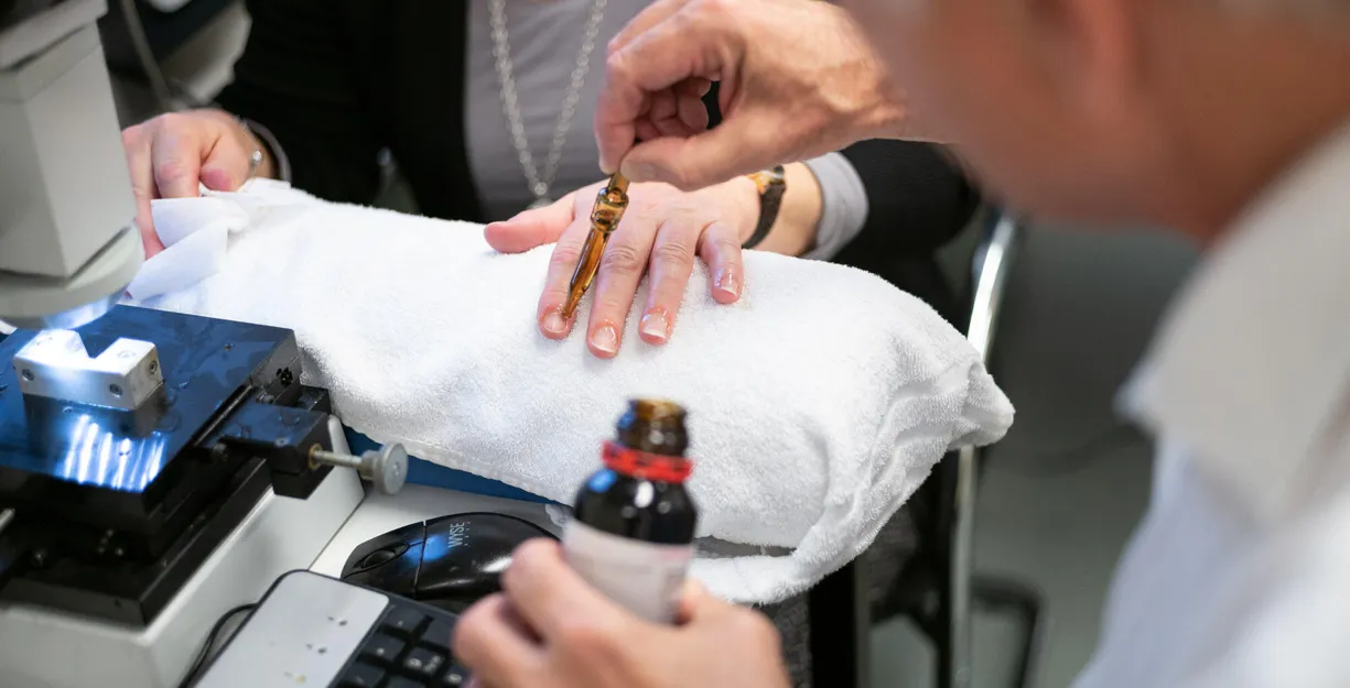 Abklärung der Hände