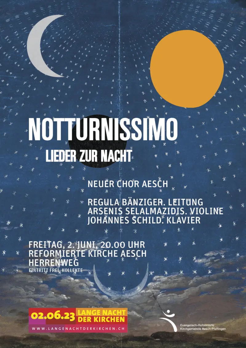 Notturnissimo Konzert mit dem Neuen Chor Aesch