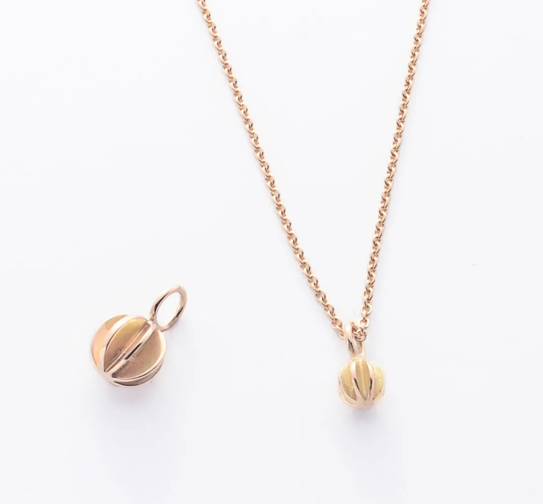 Anhänger Lamella gross und klein Roségold