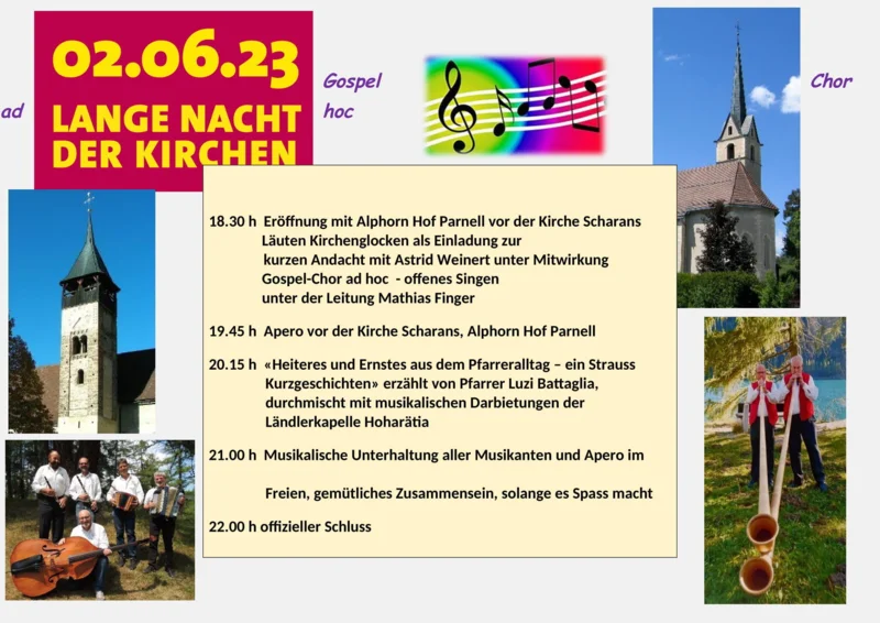 Vielseitiges Programm in der Kirche Scharans