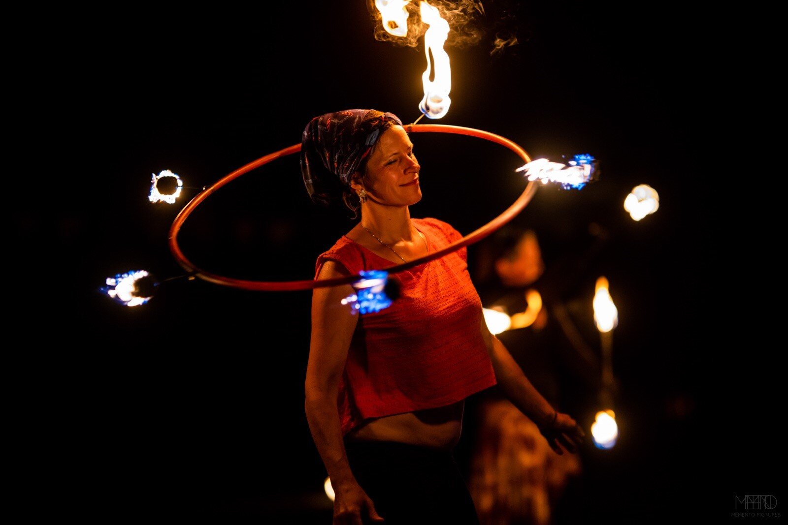 Das Motto "Feuer und Flamme" in Szene gesetzt - live! 