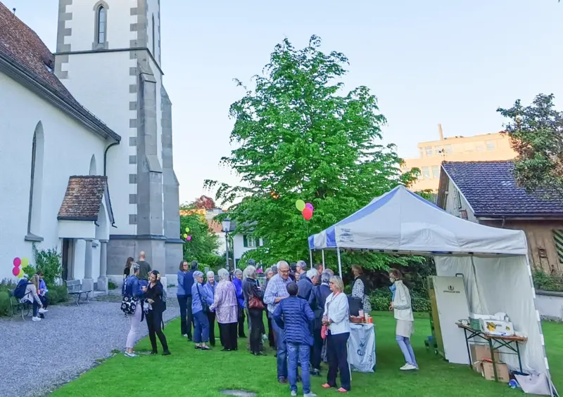 Verpflegung im Kirchengarten