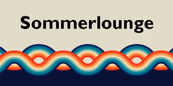 Sommerlounge mit Musik in der Oase