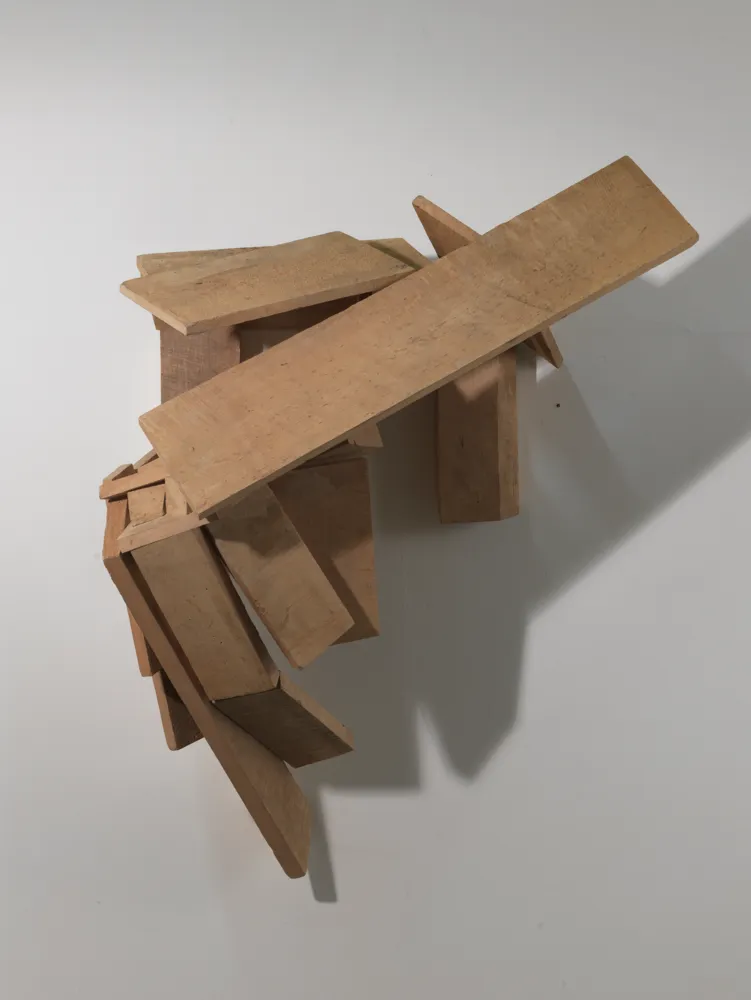 Michael Gittlin, Improvised Shelter, 1987, Wood, 139,5x117x79cm