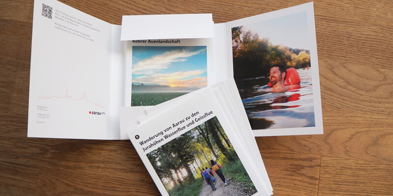Der kostenlose Outdoor Guide beinhaltet Vorschläge für Spaziergänge, Wanderungen, Biketouren und weitere Outdoor Aktivitäten.