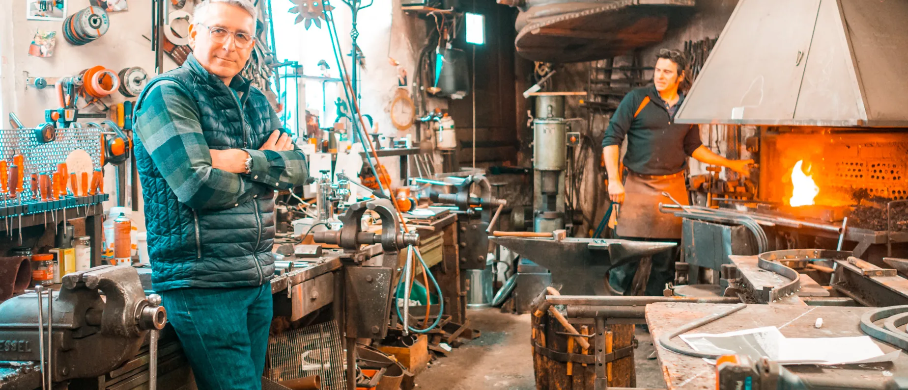 An zwanzig bis fünfzig Projekten gleichzeitig arbeitet Christoph Weiland (links) mit seinem Team um Roman Heese (hinten).