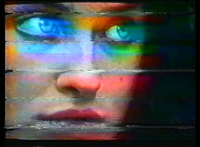 Pipilotti Rist, (Entlastungen) Pipilottis Fehler, 1988, video still.