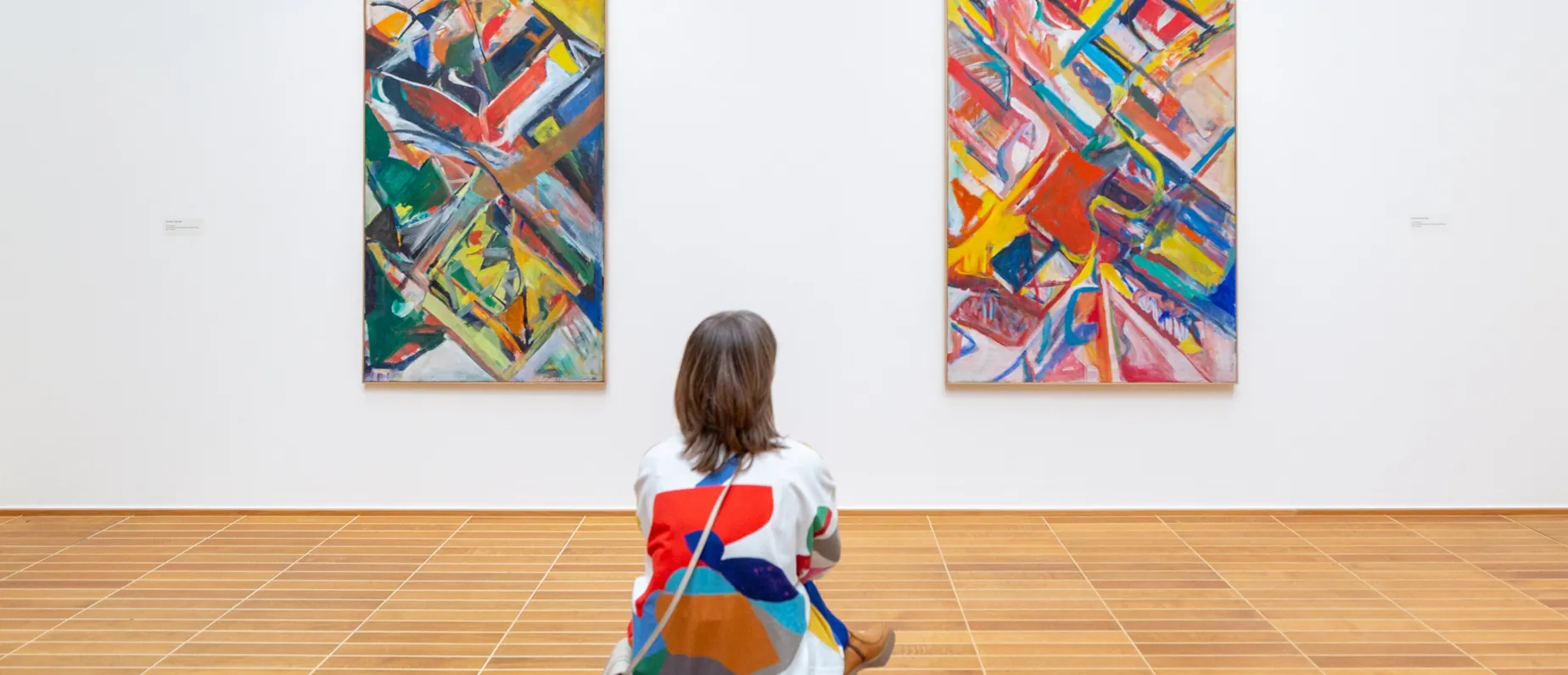 Ausstellungsansicht «Shirley Jaffe», Kunstmuseum Basel, 2023