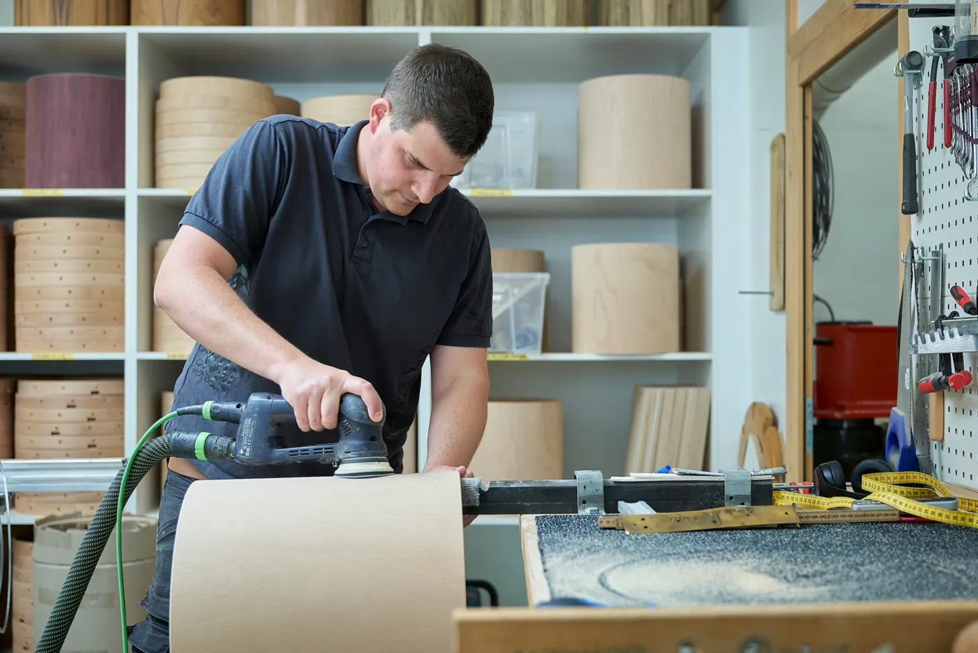 Schlebach Trommelbau, Stefan Freiermuth