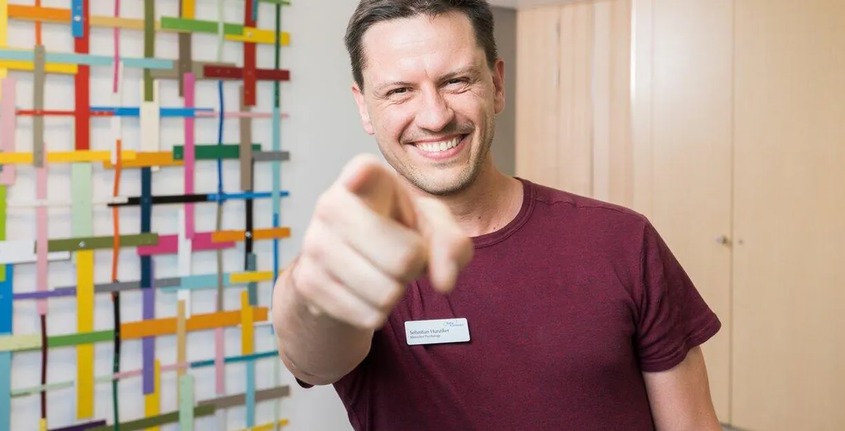 Sebastian Hunziker aus der klinischen Psychologie