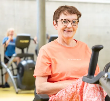 Susanne Ulbrich, Schlaganfallpatientin, Medizinische Trainingstherapie (MTT)