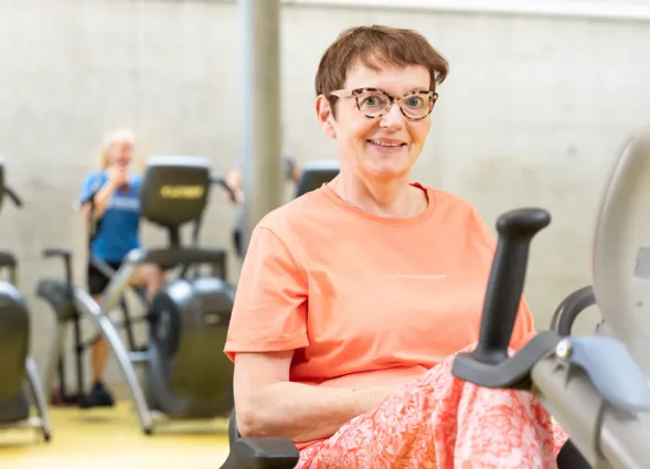 Susanne Ulbrich, Schlaganfallpatientin, Medizinische Trainingstherapie (MTT)