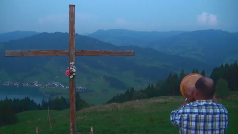 Betruf (Alpsegen) über das Dorf